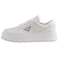 PRADA Low Top Skateboard Shoes Men's White
