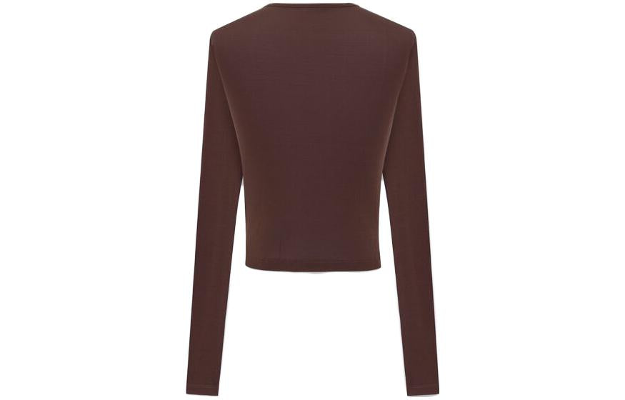 SAINT LAURENT T-Shirts Women's Burgundy