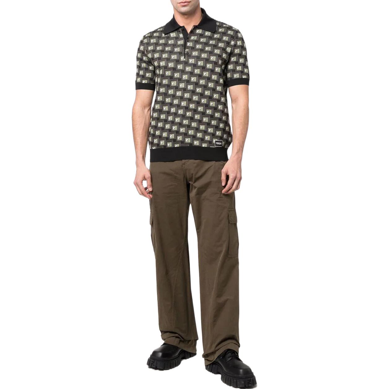 PRADA Polo Shirt Men's Multicolor