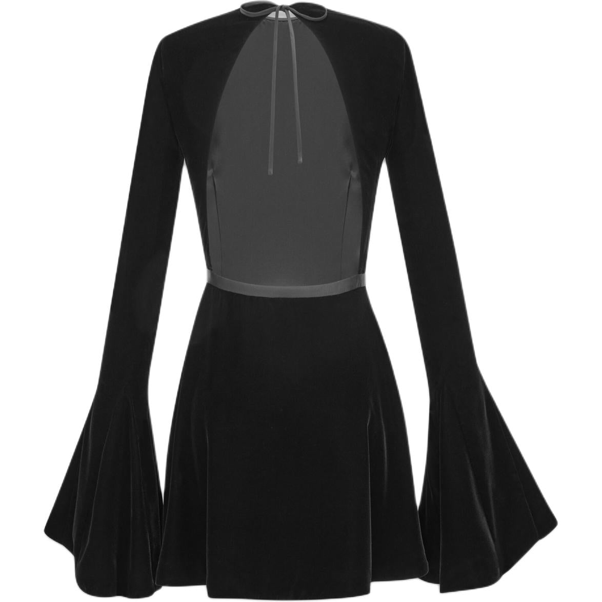 SAINT LAURENT Backless Skater Dress