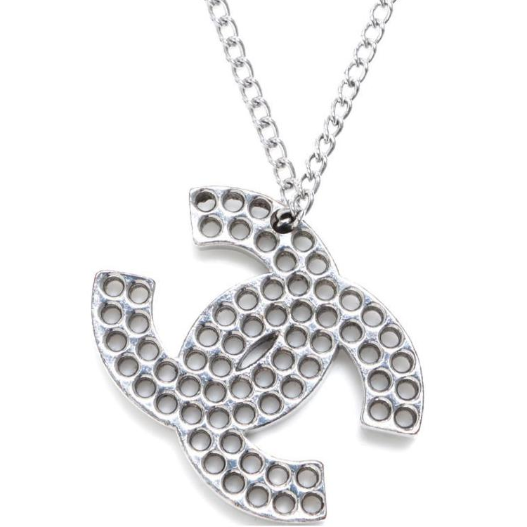CHANEL 2003 Cc Mark Necklace