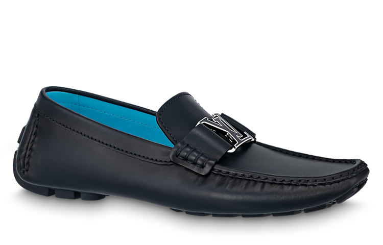 LOUIS VUITTON Monte Carlo Loafers Men's Black