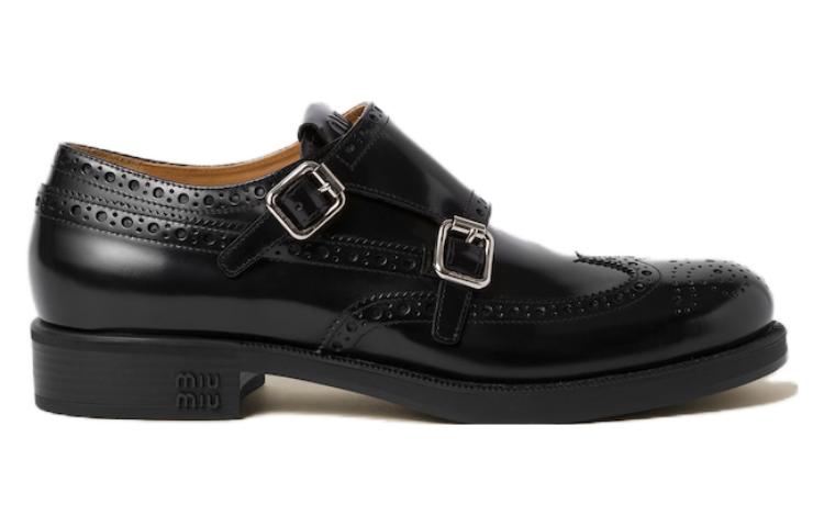 MIU MIU X Church's Leather Brogue Shoes