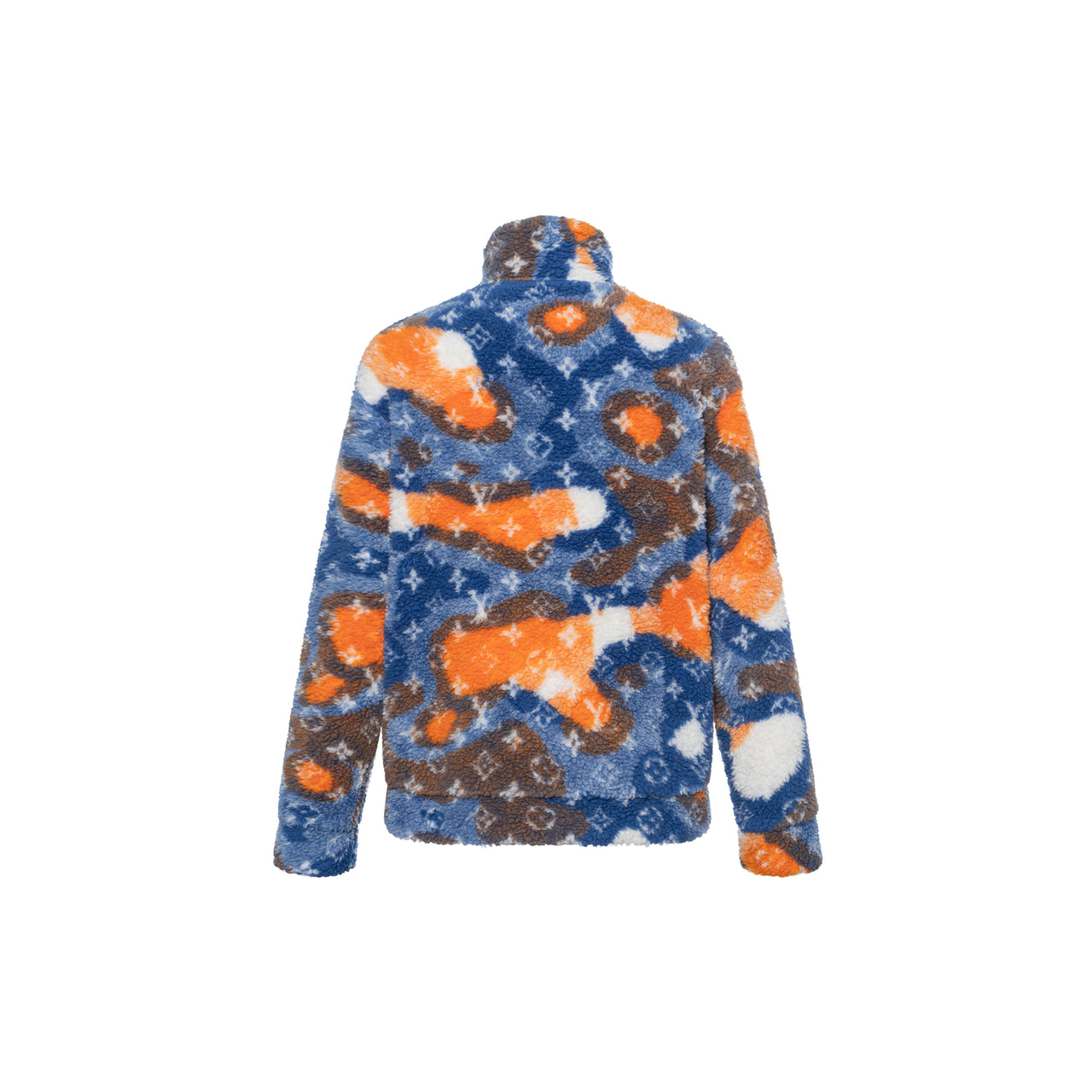 LOUIS VUITTON Jacquard Camo Fleece Blouson
