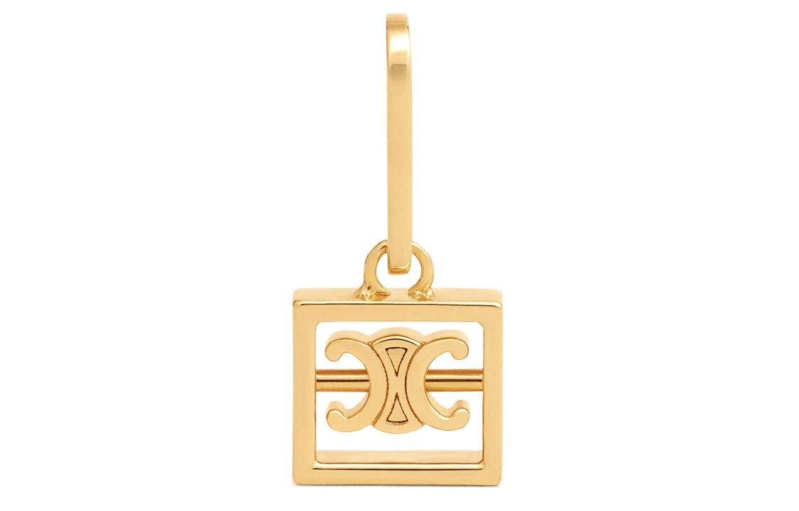 CELINE Brass Without Nickel Pendants Unisex Gold
