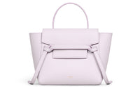 CELINE Cow Leather Catfish Bag Handbag One Shoulder Handbag Crossbody Bag Women's Candy Color Light Purple