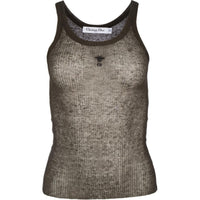 DIOR Tank Top Women's Olive Green