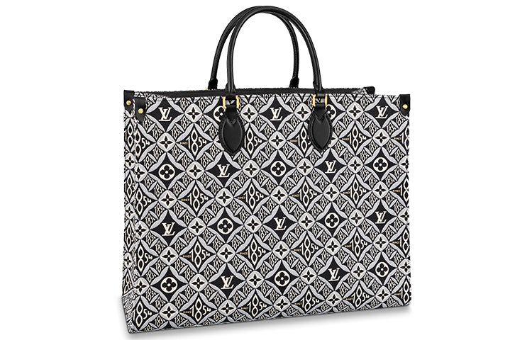 LOUIS VUITTON Cow Leather Jungle Bag, Tote Bag, Shopping Bag, Shoulder Bag, Handbag Large Size Women's Gray