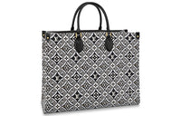 LOUIS VUITTON Cow Leather Jungle Bag, Tote Bag, Shopping Bag, Shoulder Bag, Handbag Large Size Women's Gray