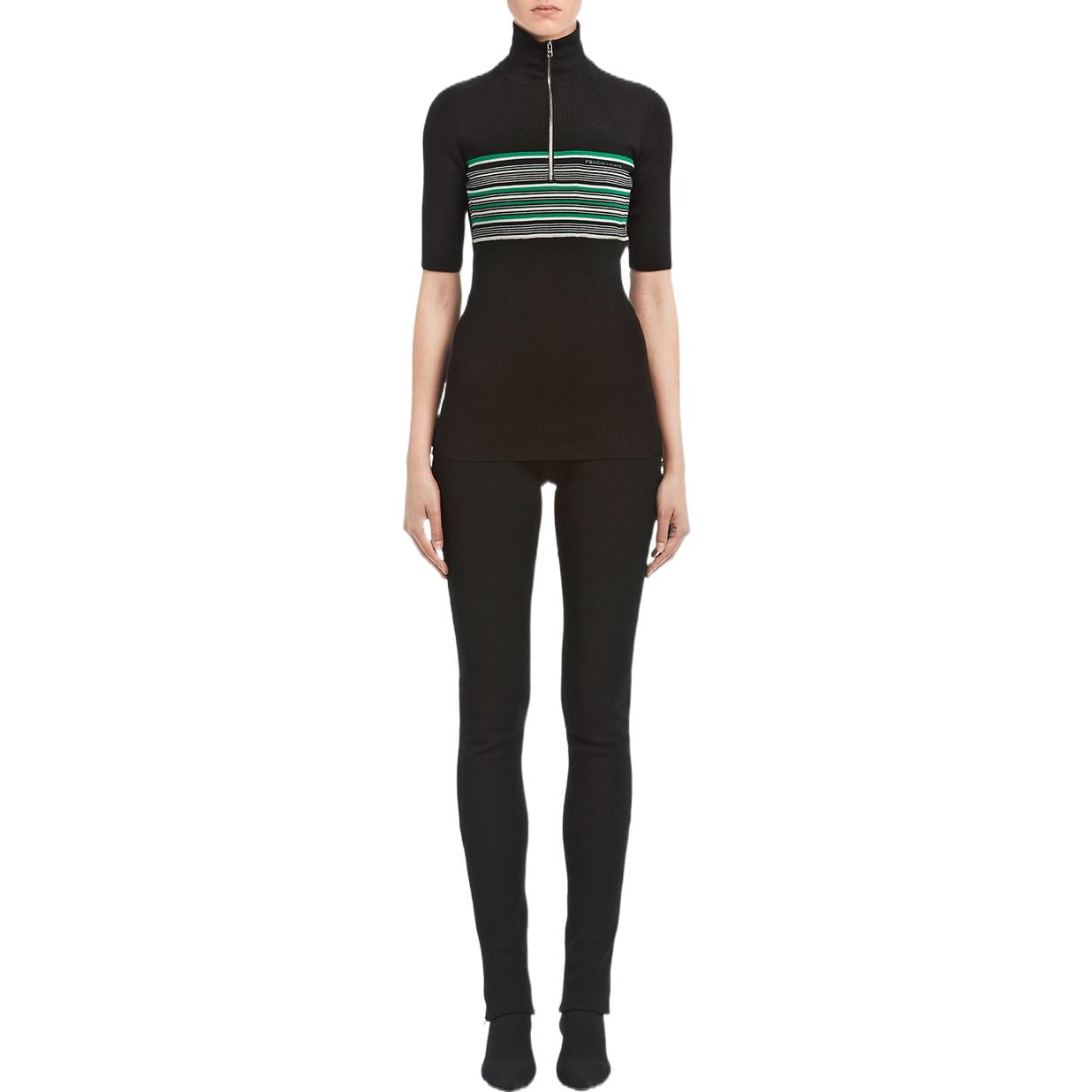 PRADA Crop Tops Women's Black