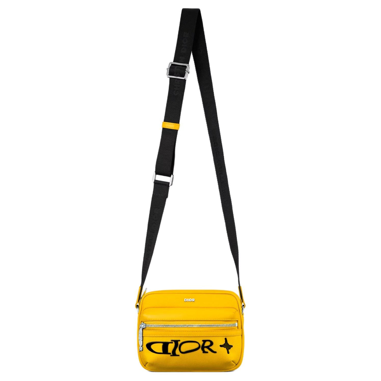 DIOR Technical Fabric Messenger Bag, Shoulder Bag, Crossbody Bag Mini Men's Yellow