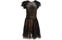 DIOR Short-Sleeved Dresses Women's Black