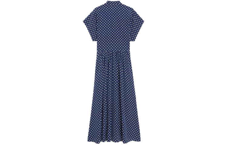 CELINE FW21 Short-Sleeved Dresses Women's Ocean Blue