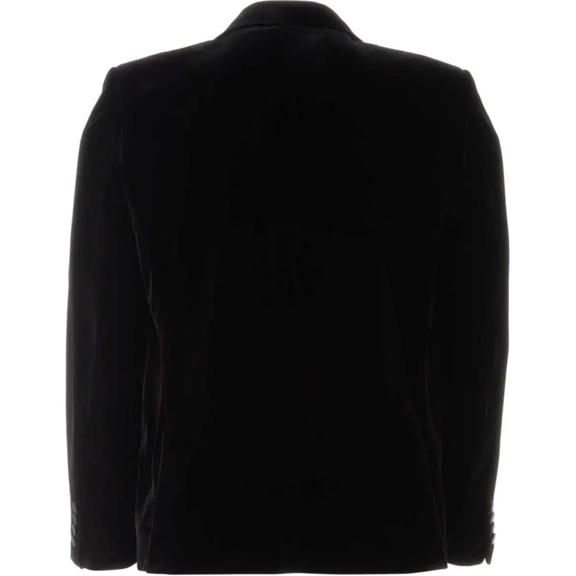 SAINT LAURENT Velvet Long Sleeved Blazer