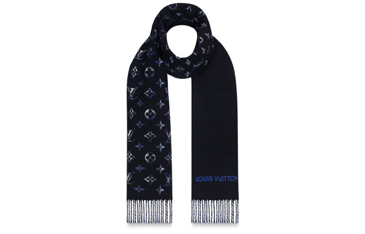 LOUIS VUITTON Monogram Gradient Tartan City Scarf