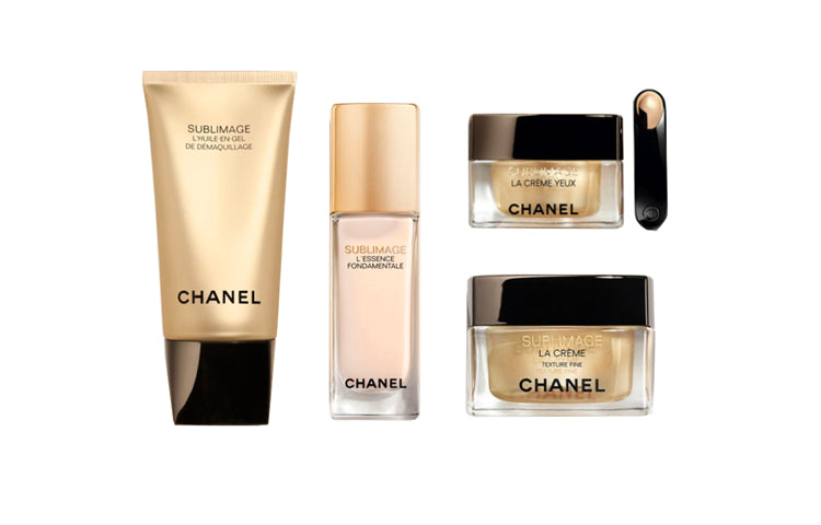 CHANEL Luxury Style Essence Golden Bricks Luxury Pet Gift Box Skincare Sets Hydrating Cleaning Moisturizing 4 Piece Set