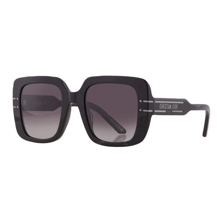 DIOR Acetate Square Sunglasses Women's Black