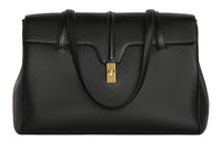 CELINE 16 Litchi Grain Tote Bag Shopping Bag Handbag Shoulder Bags Large Size Women's Black