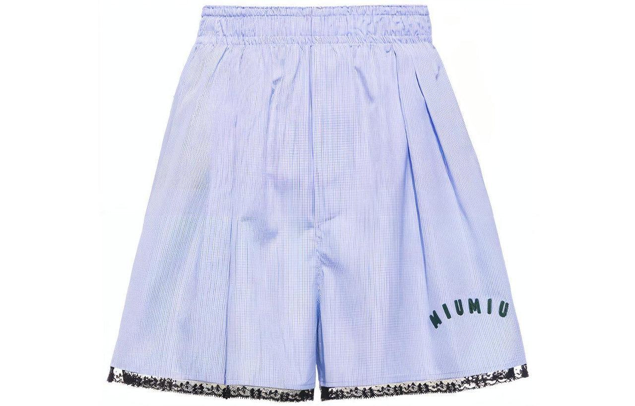 MIU MIU SS21 Shorts Women's Blue