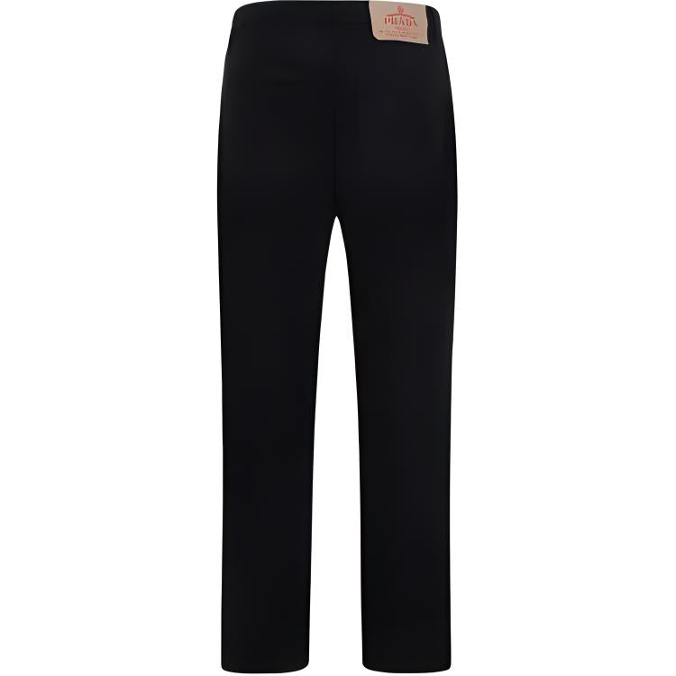 PRADA Logo-Patch Straight-Leg Jeans