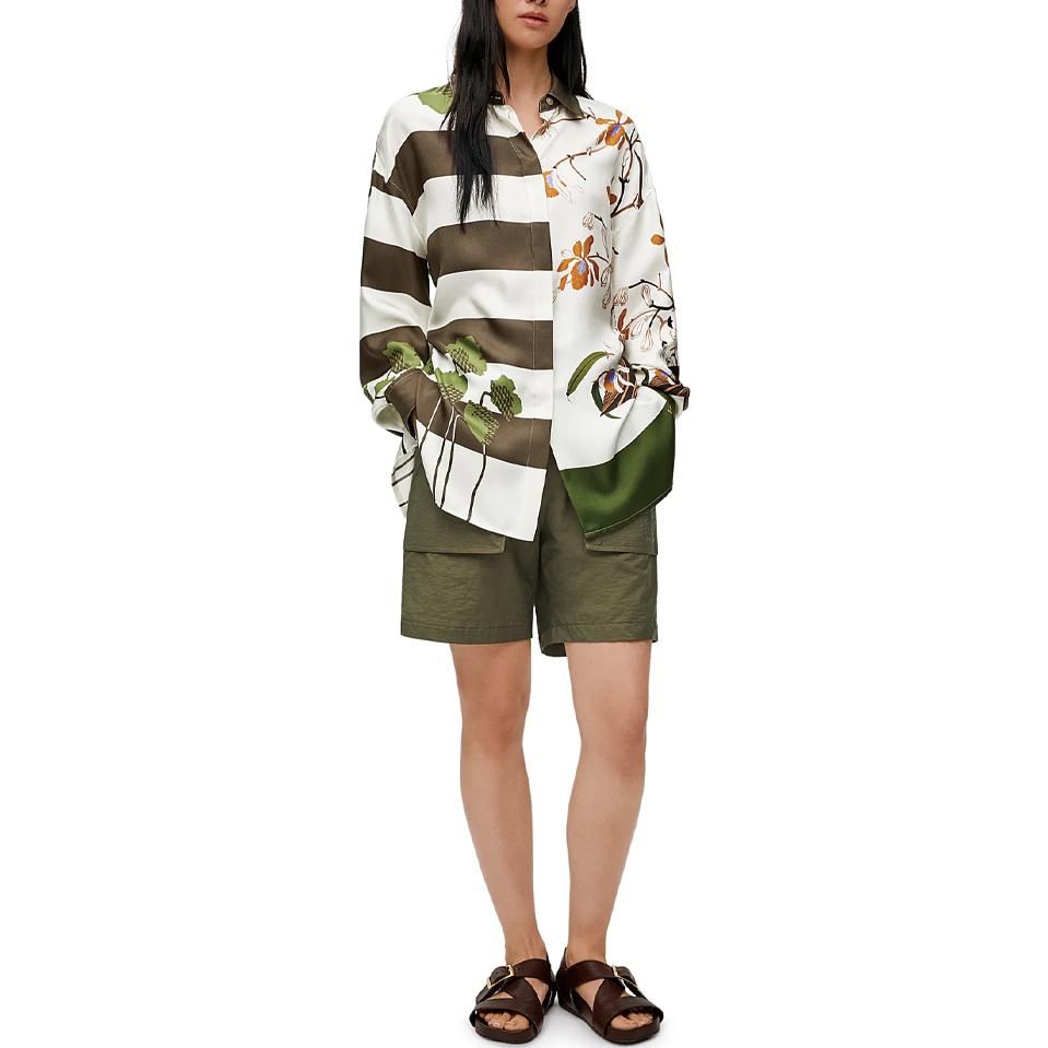 LOEWE Graphic Print Panelled Shirt