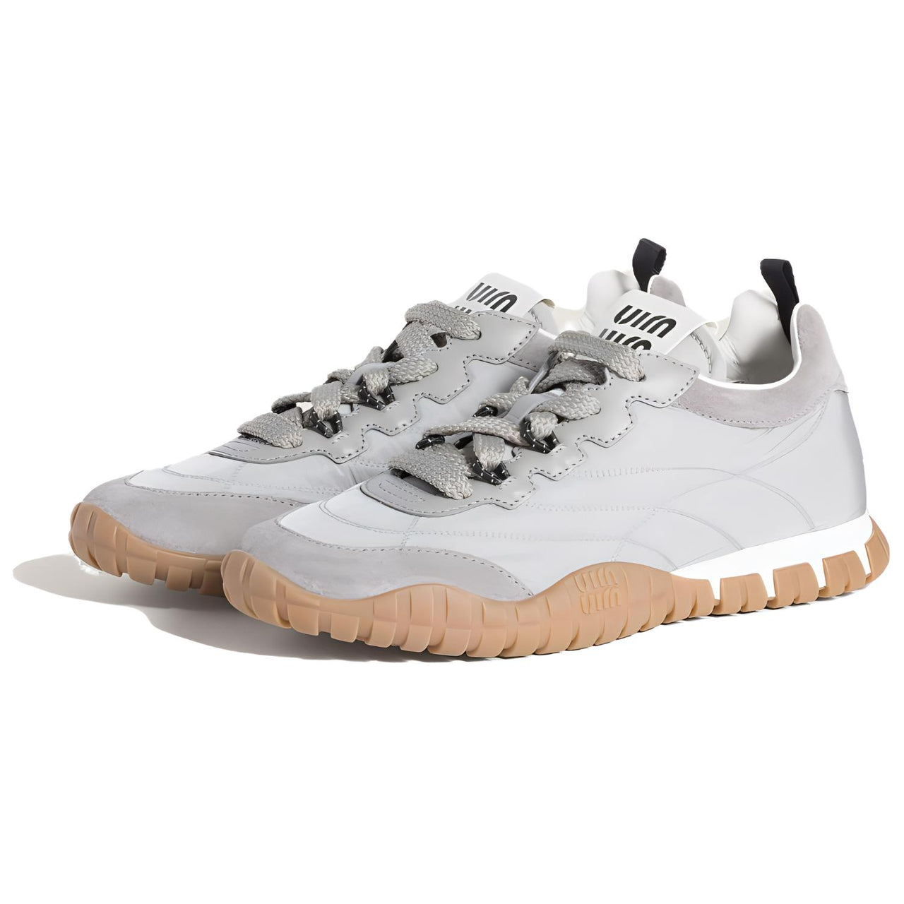 MIU MIU Tyre Low Top Casual Shoes Women's Gray