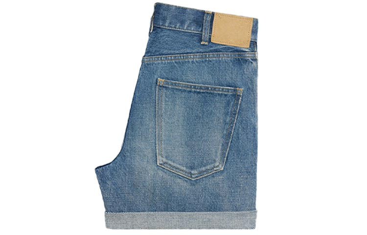 CELINE Denim Shorts Women's Blue