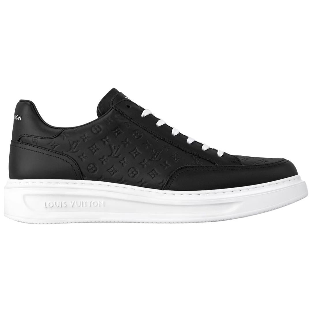 LOUIS VUITTON Beverly Hills Low-Top Casual Shoes Men's Black