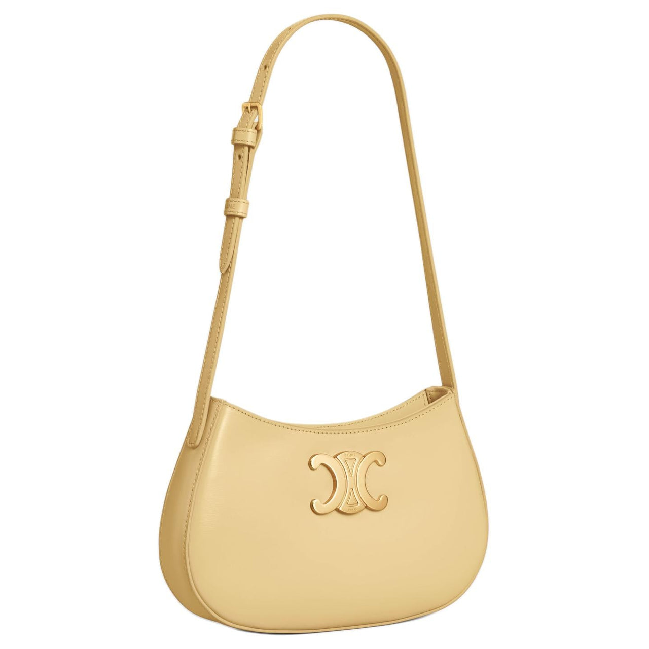 CELINE Calfskin Handbag Shoulder Bag Women's Blossom Pink