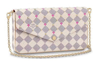 LOUIS VUITTON Pochette Metis Coated Canvas 3-in-1 Handheld Shoulder Bag Crossbody Bag Women's Beige