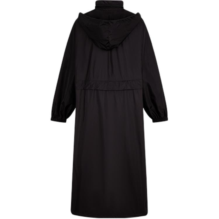 PRADA Logo Plaque Zip-Up Raincoat