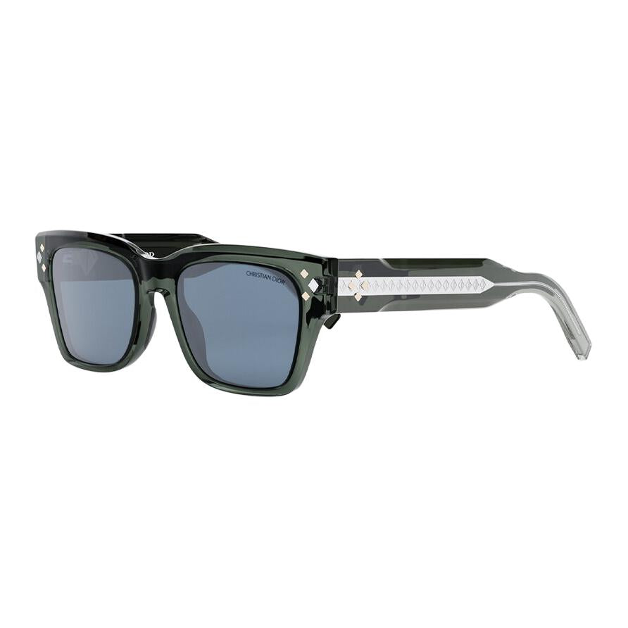DIOR Plastic Square Sunglasses Men's Green