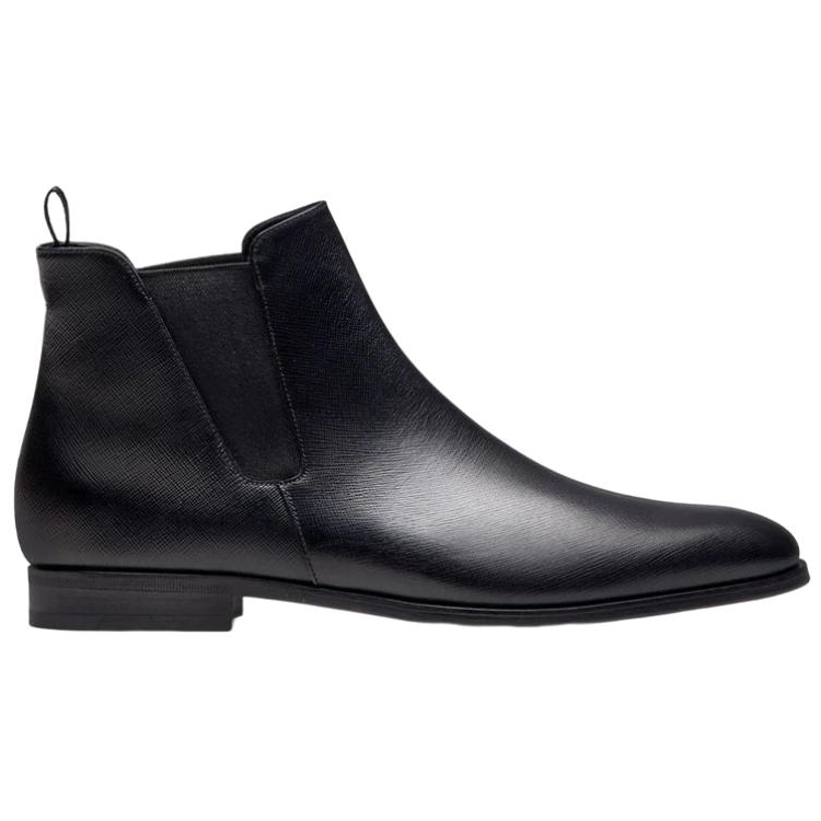 PRADA Ankle-Length Chelsea Boots Black