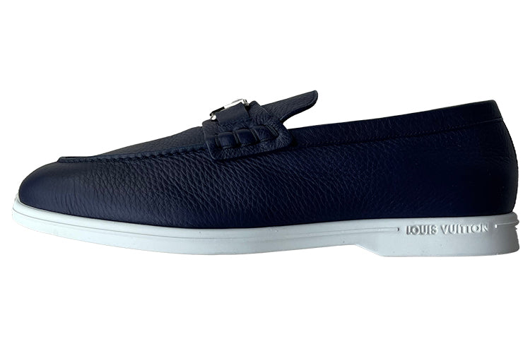 LOUIS VUITTON Loafers Men's Dark Blue