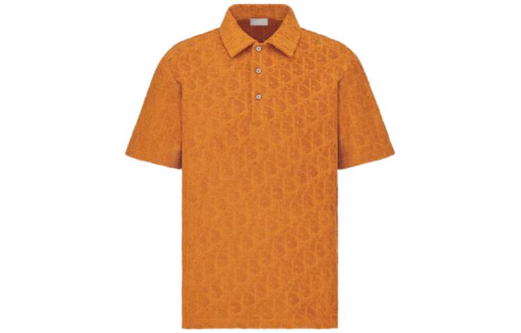DIOR Quarterly New Products SS22 Polo Shirt Men's Orange