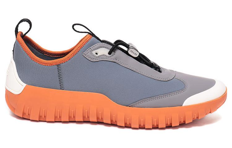 PRADA Casual Shoes Men Low-Top Gray Orange