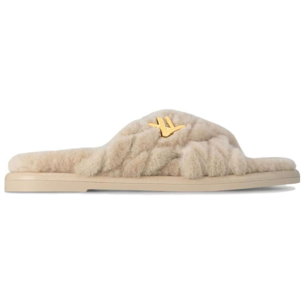 LOUIS VUITTON Bliss Slide Slippers Women's Beige