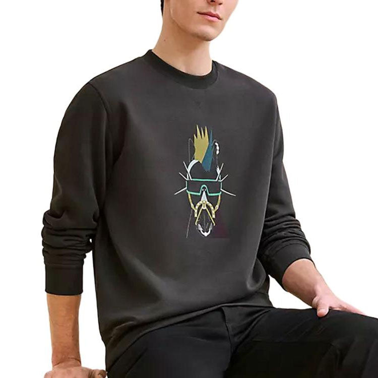 HERMES Sweatshirt Men's Dark Gray