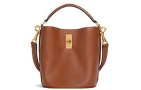 CELINE TEEN BUCKET16 Smooth Calf Leather Bucket Bag, Shoulder Bag, Crossbody Bag, Handbag Trumpets Women's Tawny