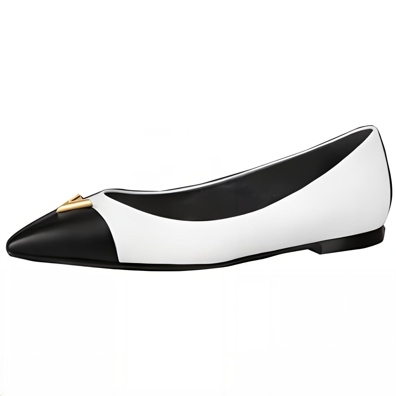 LOUIS VUITTON Heartbreaker Flat Ballerina Shoes 'White' Women's