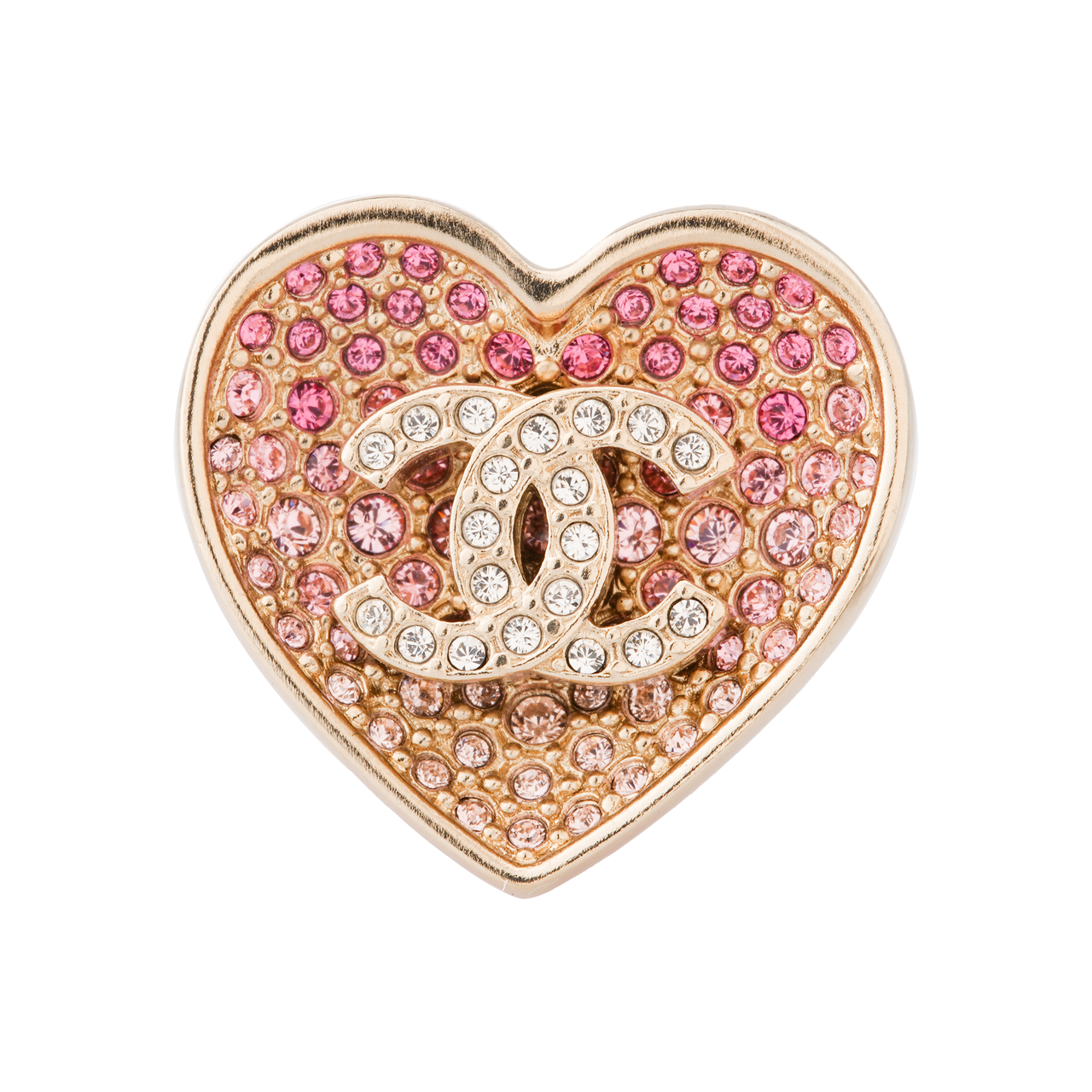 CHANEL 2023 Cc Heart Ring