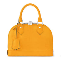 LOUIS VUITTON Alma BB Epi Grained Leather Shoulder Bag Crossbody Bag Handbag Small Size Women's Gold