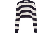 MIU MIU SS22 Sweater Women's Navy Blue