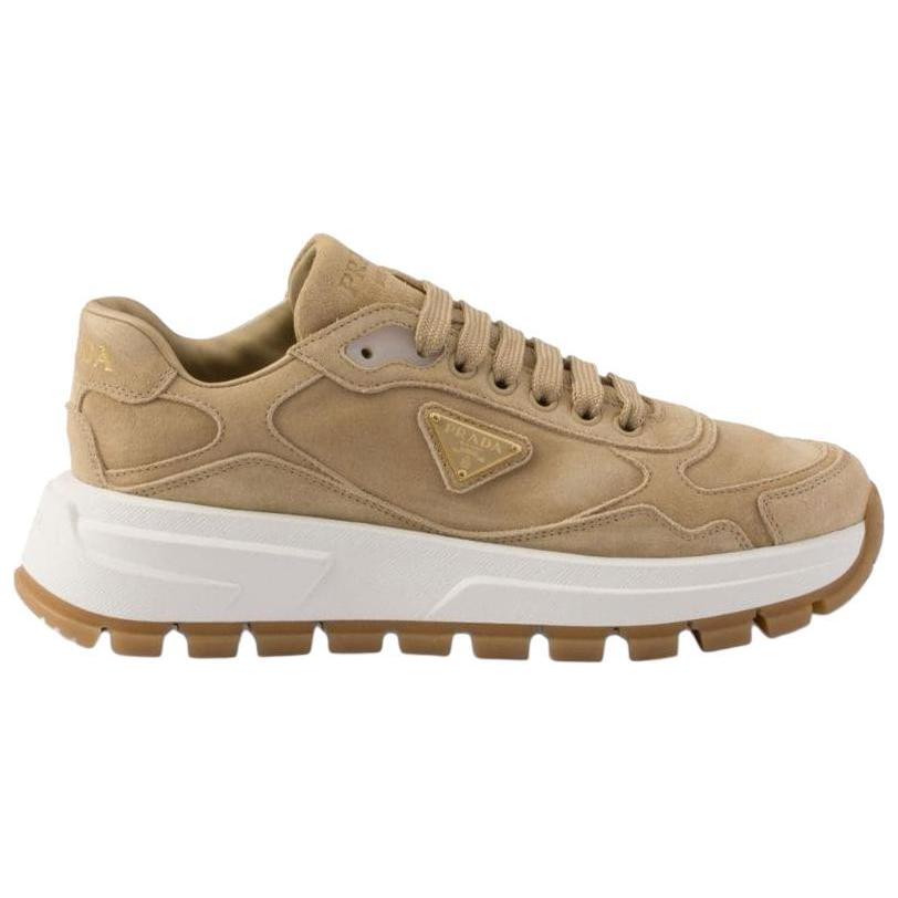 PRADA PRAX 01 Low Top Casual Shoes Women's Umber
