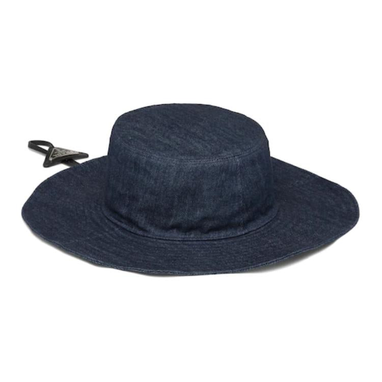 PRADA Fabric Bucket Hats Men's Blue