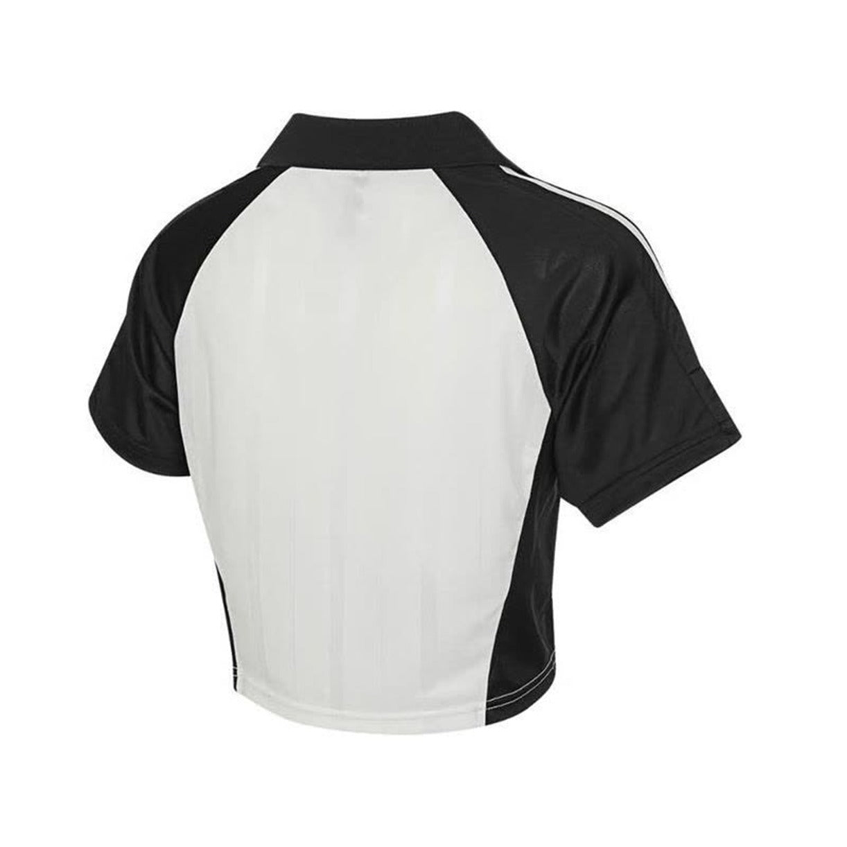 (WMNS) adidas Colorblock Letter Fashion Polo Shirt 'White Black' JC8641