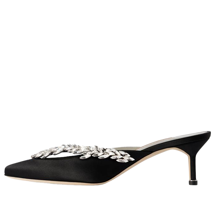 (WMNS) Balenciaga Manolo Blahnik Mule 'Black' A0024LW1WM81089