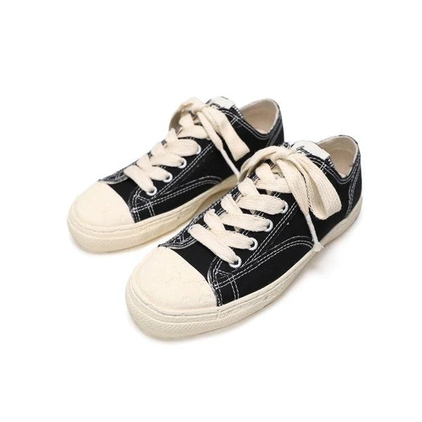 Maison MIHARA YASUHIRO PAST Sole 6 - Hole Leather Low-top Sneaker 'Black' S09FW202-BLK