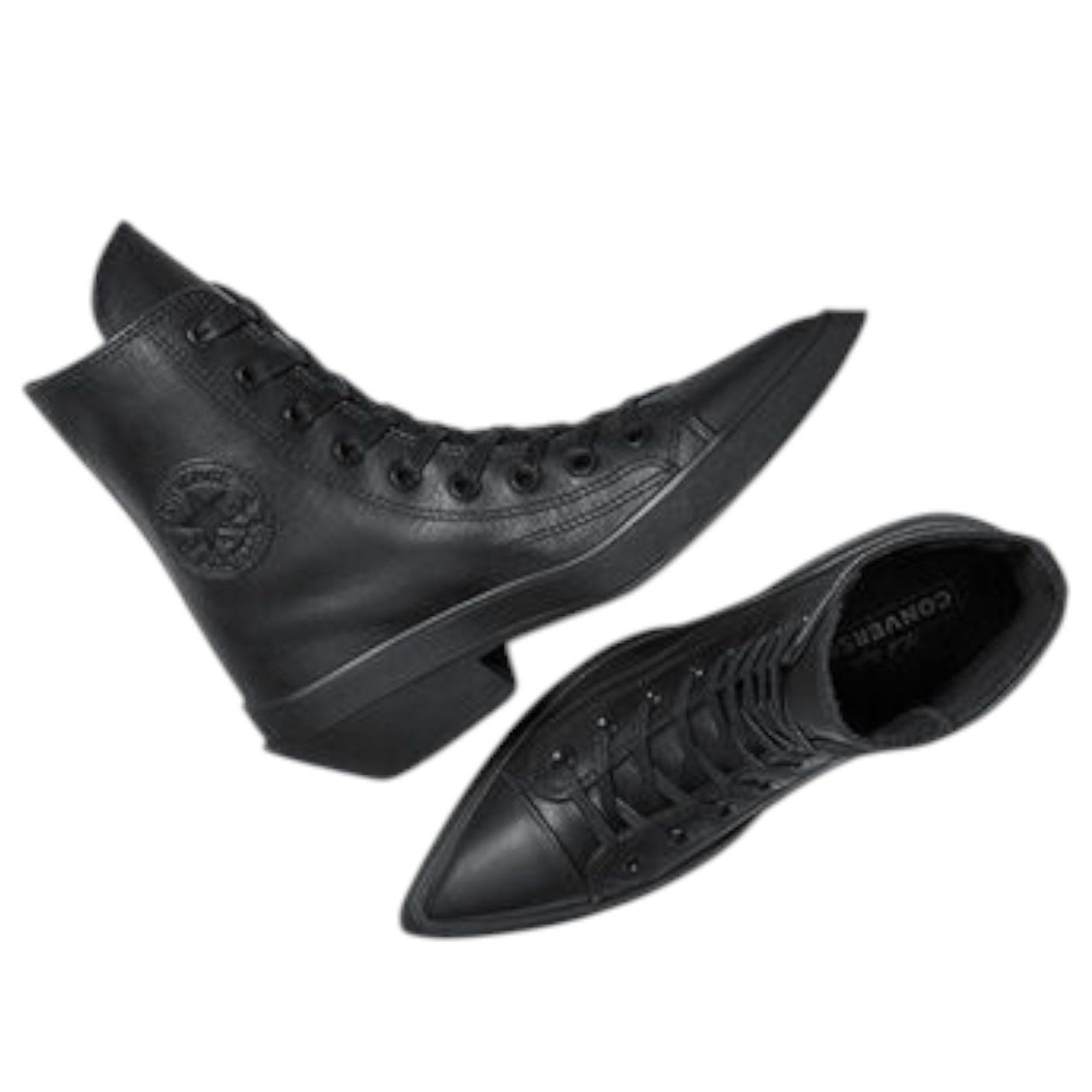 (WMNS) Converse Chuck 70 De Luxe Pointed High 'Triple Black' A13014C