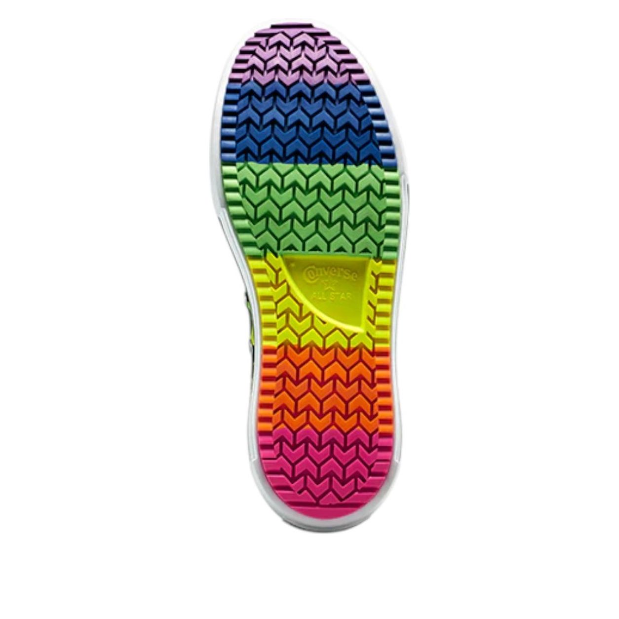 Converse Chuck Taylor All Star Lift Double Stack Platform Pride High 'Chaos Fuchsia Orange Rind' A15782C